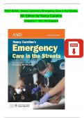 TEST BANK For Nancy Caroline’s Emergency Care in the Streets, 9th Edition by Nancy Caroline, Verified Chapters 1 - 53, Complete Newest Version