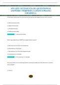 MN LIFE LICENSE EXAM PACK &vert; QUESTIONS & ANSWERS &lpar;VERIFIED&rpar; &vert; LATEST UPDATE &vert; GRADED A&plus;