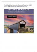 Test Bank for Canadian Income Taxation 2023 2024 26th Edition By William Buckwol