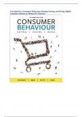 Test Bank for Consumer Behaviour Buying, Having, and Being, Eighth  Canadian Edition by Michael R. Solomo