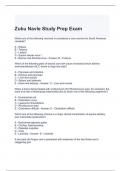 Zuku Navle Study Prep Exam Questions and Answers 2024