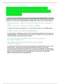 PRINCIPLES OF EPIDEMIOLOGY AND ENVIRONMENTAL EXAM Questions and  Answers 2024