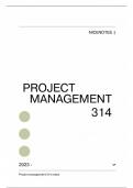 Project management in perspective: summaries and class notes