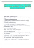 WGU-C190 Introduction to Biology Quiz Questions with 100&percnt; Verified Solutions &lbrack;Updated&rsqb;