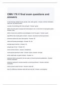 CMN 176 V final exam questions and answers
