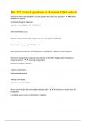 Bio 172 Exam 2 questions & Answers 100&percnt; solved