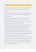 Relias PACU RN A v1 Exam Questions and Answers 100&percnt; Pass 2024
