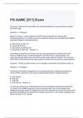 Fl5 AAMC [511] Exam with correct Answers