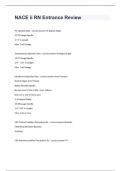 NACE ii RN Entrance Review Question N Answer 2023&sol;2024&period;