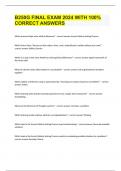 B250G FINAL EXAM 2024 WITH 100&percnt; CORRECT ANSWERS