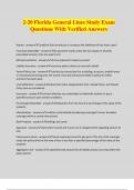 Florida 2-20 General Lines Full Solution Pack&lpar;Bundled exams 100&percnt; verified&rpar;