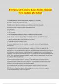 Florida 2-20 General Lines Study Manual New Edition 2024&sol;2025