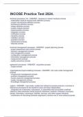 INCOSE Practice Test 2024&period;