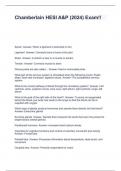 Chamberlain HESI A&P &lpar;2024&rpar; Exam&excl;&excl;
