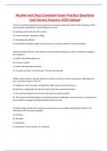 Alcohol and Drug Counselor Exam Practice Questions And Correct Answers 2024 Upload