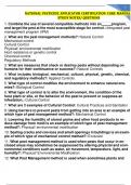 NATIONAL PESTICIDE APPLICATOR CERTIFICATION CORE MANUAL STUDY NOTES&sol; QUETIONS LATEST SOLUTION