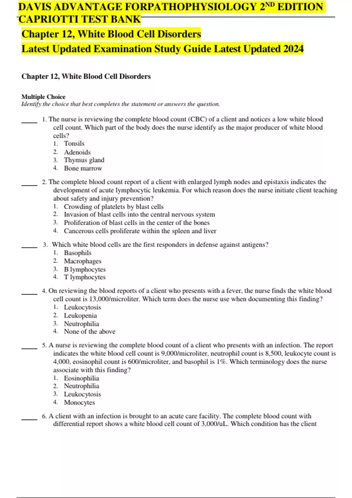 Davis Advantage For Pathophysiology 2nd Edition Pdf Free