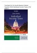 Test Bank for for South-Western Federal  Taxation 2024 Individual Income Taxes, 47th  Editio