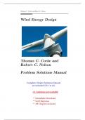 Solutions for Wind Energy Design, 1st Edition Corke (All Chapters included)