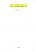 MEDSURG 2 NUR 265&sol;265 Exam 3 Review FINAL Latest Update Docx