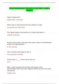 Water Distribution 1 Questions -with 100&percnt; verified solutions