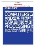 Test Bank For Study Guide to  Accompany Computers and Data Processing By Harvey M&period; Deitel and Barbara Deitel &vert;All Chapters&comma;  Year-2024&vert;