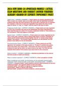 2024 NEW BIOD 121 &lpar;PORTAGE&rpar; MODULE 1 ACTUAL EXAM QUESTIONS AND CORRECT ANSWER VERIFIED&vert; ALREADY GRADED BY EXPERTS TOPSCORE&excl;&excl;&excl; PASS&excl;&excl;
