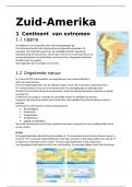 Samenvatting De Geo Zuid-Amerika bovenbouw vwo studieboek - Aardrijkskunde - alle hoofdstukken