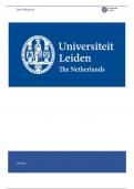 Leiden University - Pre-Master Public Administration - Public Policy - final paper - 8,5