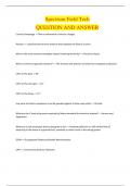 Spectrum Field Tech QUESTION AND ANSWER 