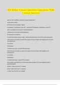High pressure boiler Bundled Exams with complete solutions