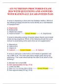 ATI NUTRITION PROCTORED EXAM 2024 WITH QUESTIONS AND ANSWERS WITH RATIONALE &vert;GUARANTEED PASS