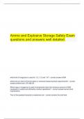  Ammo and Explosive Storage Safety Exam questions and answers well detailed&period;