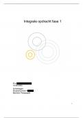 Integrale opdracht fase 1 Bachelor pedagogiek&comma; cijfer 7&comma;5