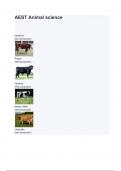 AEST Animal science questions and answers 
