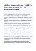AEST Ag Associates Review #1, AEST Ag Associates Review #2, AEST Ag Associates Review #3 questions and answers 