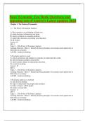 Basic Economic Test Bank Questions and  opposing sets of Answers Latest updates 2024