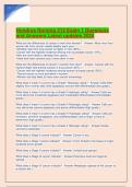 Hondros Nursing 212 Exam 1 Questions and Answers Latest updates 2024