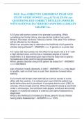 WGU D027 OBJECTIVE ASSESSMENT EXAM AND  STUDY GUIDE NEWEST 2024 ACTUAL EXAM 200 QUESTIONS AND CORRECT DETAILED ANSWERS  WITH RATIONALES &lpar;VERIFIED ANSWERS&rpar; &vert;ALREADY  GRADED A&plus;&period;
