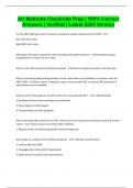 Air Methods Checkride Prep &vert; 100&percnt; Correct Answers &vert; Verified &vert; Latest 2024 Version