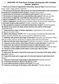 •	2024 BIOD 151 Final Exam- Portage Learning quiz with complete solution  graded A 