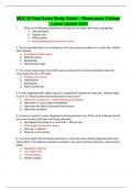 MDC III Final Exam Study Guide – Rasmussen College | Latest Update 2024