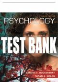 Test Bank For Psychology - Eighth Edition ©2018 All Chapters - 9781319067069