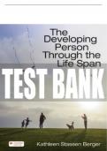 Test Bank For The Developing Person Through the Life Span - Twelfth Edition ©2023 All Chapters - 9781319466220