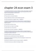 chapter 24 econ exam 3