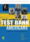 Test Bank For Global Americans, Volume 1 - 1st - 2018 All Chapters - 9781337101110