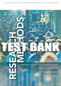 Test Bank For Research Methods for Criminal Justice and Criminology - 8th - 2018 All Chapters - 9781337091824