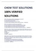 CHEM TEST SOLUTIONS  100% VERIFIED  SOLUTIONS