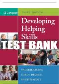 Test Bank For Developing Helping Skills&colon; A Step-by-Step Approach to Competency - 3rd - 2018 All Chapters - 9781305943261