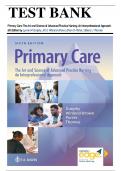 Test Bank for Primary Care-The Art and Science of Advanced Practice Nursing, 6th Edition (Dunphy, 2023) | All Chapters